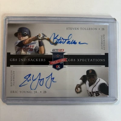 Tristar Steven Tolleson y Eric Young Jr 2008 en tarjeta autos #d 25/50 raro Foto 1 de 4