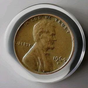 1964 D Lincoln Penny RARE — “L” Liberty on edge Error - Picture 1 of 3
