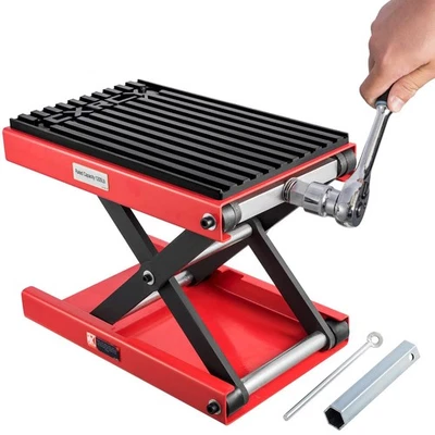 1200 LBS Motorcycle Lift Scissor Jack Upgraded Dirt Bike ATV Steel Motorcycle... - Image 1 of 4