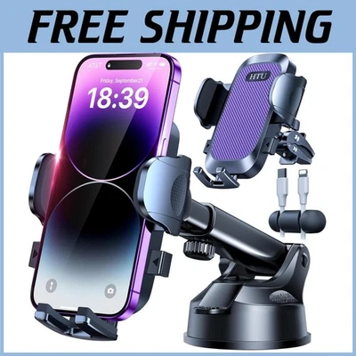 3-in-1 Car Phone Mount - Dashboard, Windshield, Air Vent - Image 1 of 4