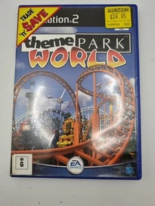 Theme Park World Playstation 2 Ps2 Video Game - Picture 1 of 10
