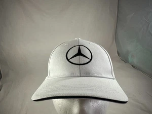 Cappello Mercedes Benz AMG Petronas Formula Uno F1 Team Berretto Baseball Bianco Nuovo - Foto 1 di 7