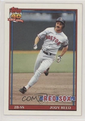 1991 Topps Jody Reed (B* Before Copyright; Barely Visible 40th Anniversary Logo) - Image 1 of 2
