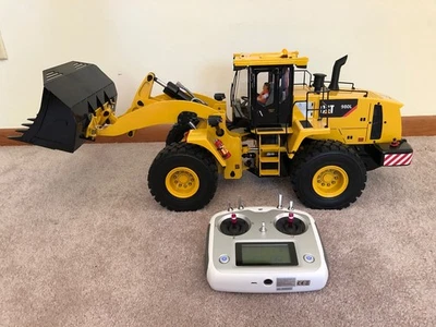 1/14 RC Scale Earth Mover ZW370 Hydraulic Wheel Loader CAT 980L ALL METAL - Image 1 of 4