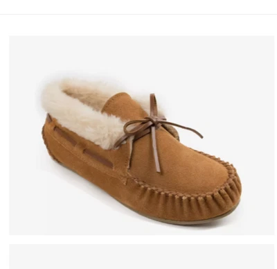 Zapatilla Mocasín Minnetonka Chrissy - Canela 40031 - Mujer Talla 6 - NUEVA Foto 1 de 4