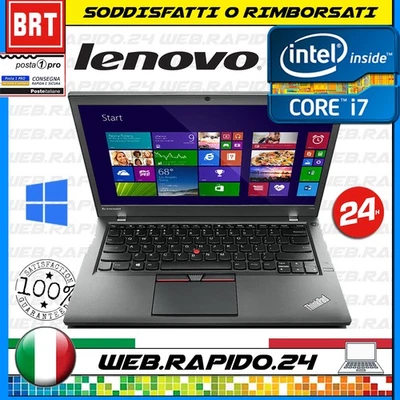 PC NOTEBOOK LENOVO THINKPAD T450S CPU I7-5600U 14" RAM 8GB SSD 256GB WIN11 - Immagine 1 di 4