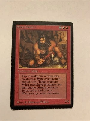 MTG Stone Giant Alpha Magic the Gathering  - Image 1 of 2