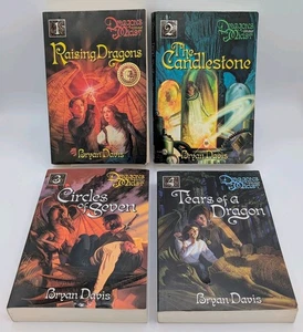 🐉 Dragons in Our Midst 1–4 Bryan Davis Complete Series Paperback Fantasy Lot - Picture 1 of 2
