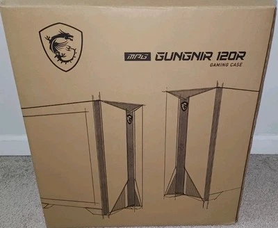 MSI MPG GUNGNIR 120R Black ATX Mid Tower Gaming Computer PC Case - Image 1 of 4