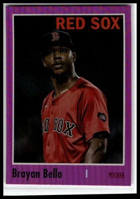 2024 Topps Archives #194 Brayan Bello Pink Foilboard - Image 1 of 2