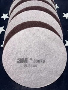 3M 5” Hookit Scotch-Brite VERY FINE Clean and Finish 33078 10 Disc Pads - Picture 1 of 9