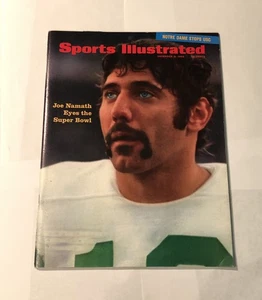 1968 NO LABEL Sports Illustrated JOE NAMATH eyes SUPER BOWL ! New York JETS - Picture 1 of 1