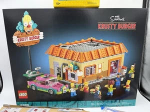 LEGO 10352 Los Simpson Krusty Burger Con Los Simpson Sala de estar GWP Usado - Imagen 1 de 6