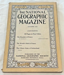 🍒 National Geographic Magazine Antique Vintage November 1915 Vol. 28 # 5 🍒 - Imagen 1 de 3