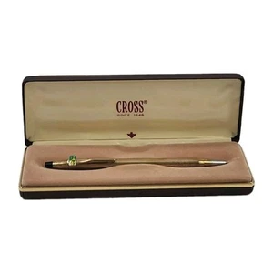Cross Classic Ballpoint Pen 4502 Vintage Slim Design Blue Ink Working Boxed - Picture 1 of 12