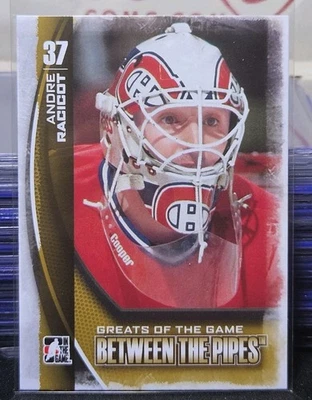 13-14 ITG Between The Pipes Andre Racicot Greats Of The Game 🚨🚨🚨 Montreal  - Image 1 of 2