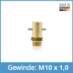 M10 x 1,0 Messing Bajonettschmiernippel A (B1) Schmiernippel - Picture 1 of 1