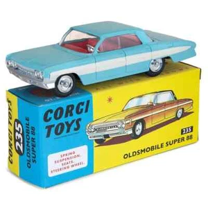 OLDSMOBILE SUPER 88. MINT CONDITION CORGI RE-ISSUE. WITH CORGI BOX NO. 235. - Picture 1 of 3