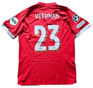 Joey Veerman 23 PSV - Signed Football Shirt | UEFA Champions League Dual Signed - Picture 1 of 15