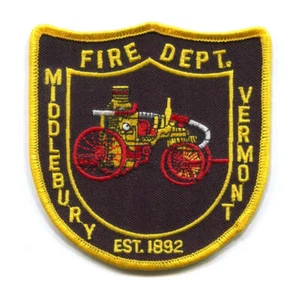 Middlebury Fire Department Patch Vermont VT - Picture 1 of 1