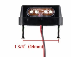 Luz de matrícula trasera LED para coche-motocicleta 4~ - Imagen 1 de 2