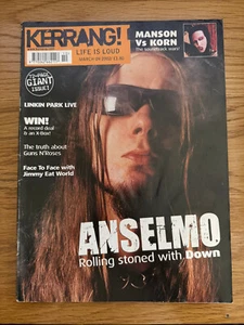 Kerrang Magazine Issue 894 Down Phil Anselmo Jimmy Eat World Ramones Korn - Picture 1 of 1