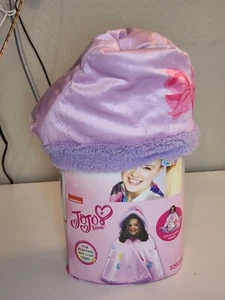 JoJo Siwa Unicorn Snuggle Wrap Cape Nickelodeon w/ Hood 29" X 55" Polyester NEW - Picture 1 of 5
