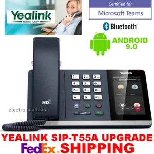TELEFONO YEALINK MP54 MICROSOFT TEAMS 4" TOUCH SCREEN VOIP SIP IP POE - Foto 1 di 2