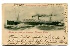 Vintage Postcard NORDDEUTSCHER LLOYD Ship Gruss von Dampfers KONIGIN LUISE 