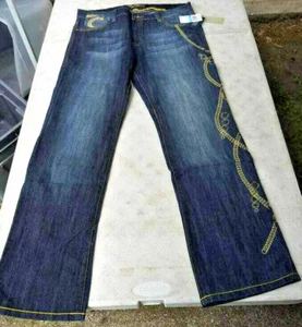 Nuevo con etiquetas Coogi con bordado dorado LUX azul lavado Lt para mujer talla 14-16-18-20-22-24 - Imagen 1 de 7