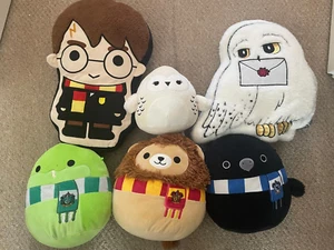 Harry Potter Squishmallow Cushion Plush Toy Bundle Slytherin Ravenclaw Mascots - Picture 1 of 3