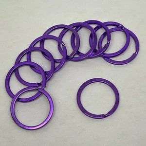 PURPLE Split Key Rings - Brand New | Color keyrings - Picture 1 of 6