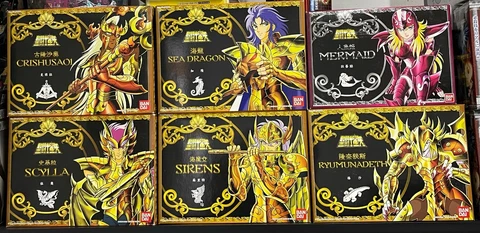 Bandai Saint Seiya Vintage Poseidon General Scale Hong Kong Version New In Box Cover