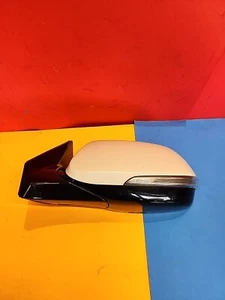 2013 2014 13 14 Hyundai Santa Fe Driver Side Mirror Left LH Turn Signal White - Foto 1 di 11