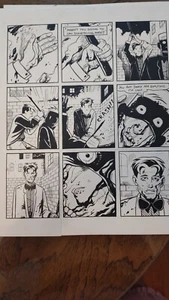 Original Comic Art Rare Red Calloways Big Bang Paul Sharar Indie comic - Picture 1 of 1