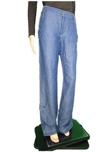 Jeans FERRE Lujo Diseñador Mujer Nuevos Boho Hippy De Colección Novio Mamá Talla 28 AN74 - Imagen 1 de 12
