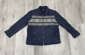 Pendleton Stana Wolljacke blau Steppfutter Azteken Damen Größe XL - Bild 1 von 5