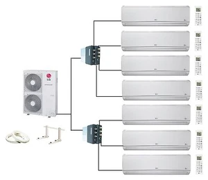 LG MultiSplit 7 x 2,1kW Wandgeräte Klimaanlage Klimageräte INVERTER + GRATIS  - Bild 1 von 3