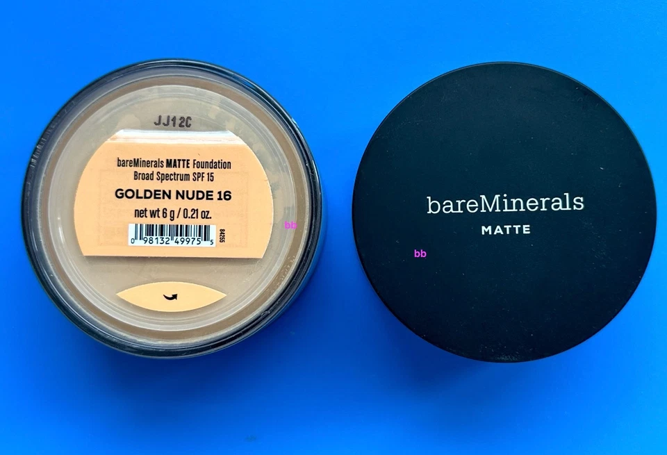 BareMinerals MATTE Foundation SPF15 6g/0.21 oz - GOLDEN Nude 16 100% Authentic - Image 1 of 1