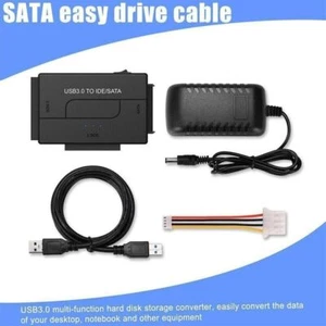 UK 3 IN 1 USB to IDE SATA For Zilkee Ultra Recovery Converter Adapter Sets Plug - Picture 1 of 13
