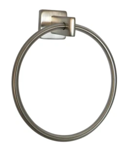 American Standard 8335190.295 8-1/8" Towel Ring Square Accessory- Satin Nickel - Picture 1 of 2
