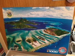 EUROGRAPHICS THE CORAL REEF 1000 PIECE JIGSAW PUZZLE save our planet collection - Picture 1 of 2