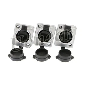 3Pcs RJ45 Waterproof Connector Sockets Connectors Mount IP65 Ethernet Panel - Afbeelding 1 van 7