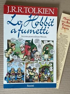 J.R.R. Tolkien - LO HOBBIT A FUMETTI illustrazioni David Wenzel - Rusconi 1997 - Foto 1 di 9