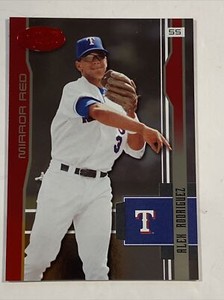 2003 Leaf Certified Mirror Red Samples #6 Alex Rodriguez  018/150