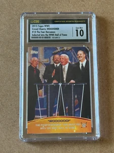 2015 Topps WWE Crowd Chants #10 Four Horsemen HOF Induction RIC FLAIR CSG 10 CGC - Picture 1 of 5