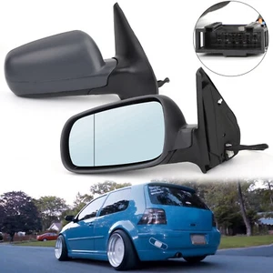 Left&Right Hand Side Door Wing Mirror Heated Electric Für VW Golf Mk4 97-04 - Bild 1 von 10