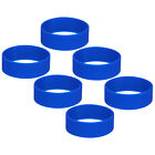 Elastische Sublimationsbecherhalter-Ringbnder, 6 Stck Wrap-Ringe Blau