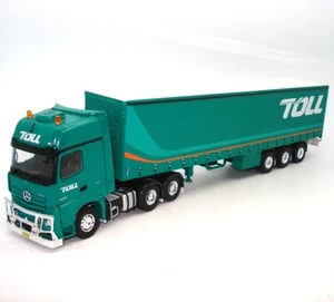 1:50 AUSTRALIAN TOLL MERCEDES SEMI TRAILER TAUTLINER LOAD - NEW!!!! - Picture 1 of 7
