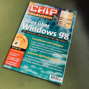 CHIP EXTRA RATGEBER - Alles über Windows 98 - Mit Heft-CD in ungeöffnetem Cover - Bild 1 von 17